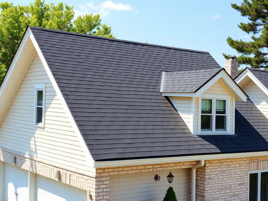 Roof soft wash · North Vancouver after cleaning